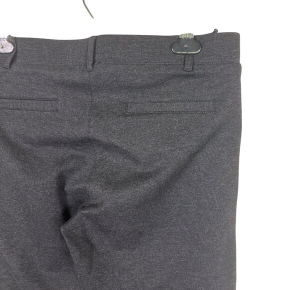 Betabrand Dark Gray Straight Leg Pull On Dress Pants Women’s Medium Petite - Picture 4 of 6